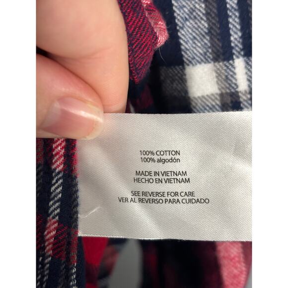 Woolrich Red & Black Buffalo Plaid Flannel Shirt Large - Picture 4 of 5